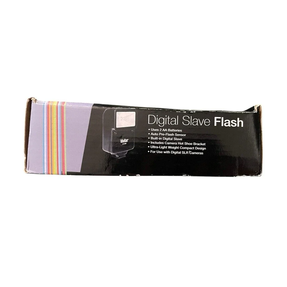 Vivitar Bounce Zoom Slave Flash Enhance Photo's Colors & Saturation New